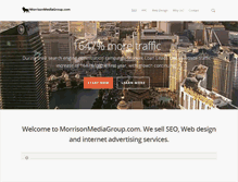 Tablet Screenshot of morrisonmediagroup.com